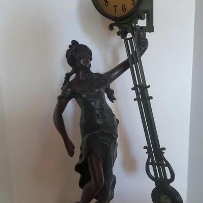 Crosa Goddess of Time Sculpture Clock 