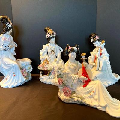 Japanese Porcelain Geisha Girls