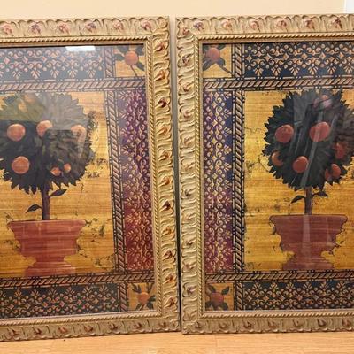 Gold Fruit l & ll Framed Prints