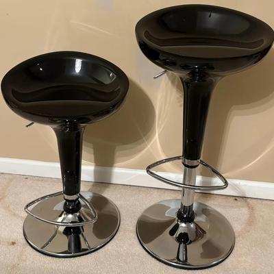 Adjustable Lacquered Bar Stools