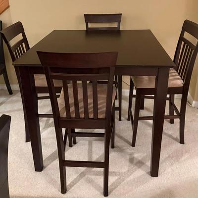 High Top Dining Table And Chairs By Coaster