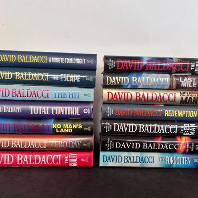 David Baldacci Books HB Lot (14) Escape Zero Day Last Mile 