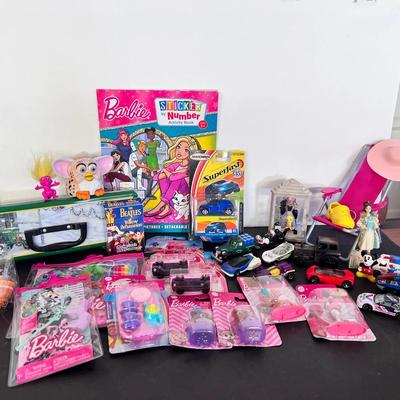 Barbie Variety Toys, John Deere Pencil Box, Hot Wheels & Matchbox Cars 