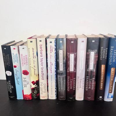 Barbara Taylor Bradford Books HB Lot Ravenscar Cavendan Series (12)