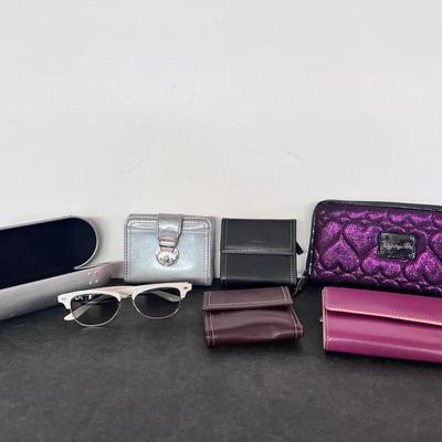 Ray Ban White Sunglasses, Lodis LA Wallets (3), Betseyville Heat Wallet, Liz Claiborne Wallet 