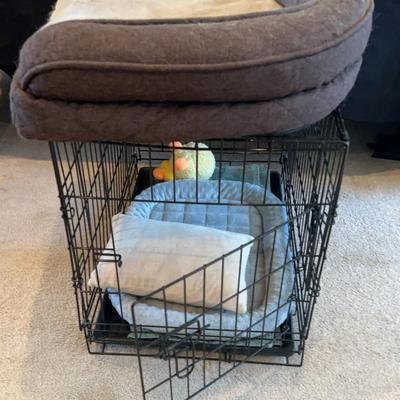 BL134 Metal Dog Crate And Bed