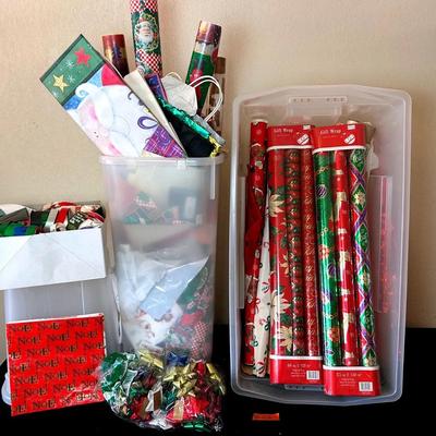 BL636 Giant Storage Organizers: Christmas Wrapping Paper & More