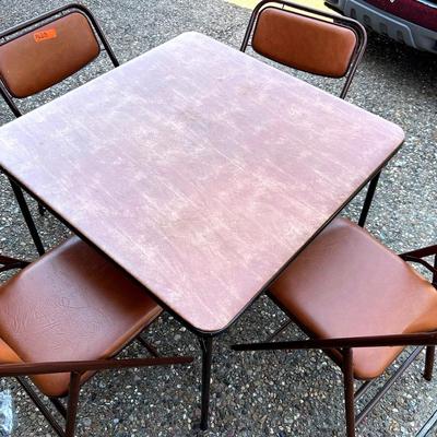 BL613 Fold Out Padded Card Table & Chairs
