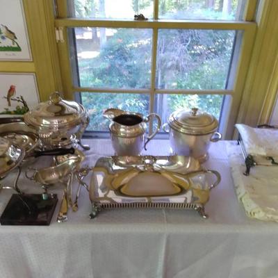 Silver Plated Serving Dishes