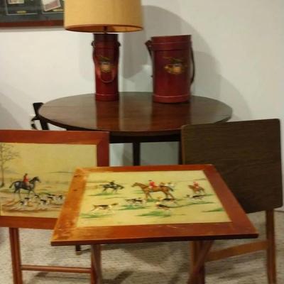 Drop leaf And G.Gilmore Foldable Tables