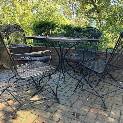 Metal Patio Table And Chairs 