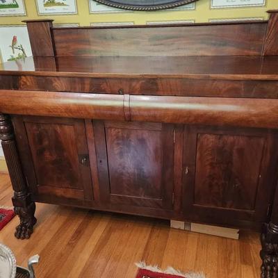 Mahogany Empire Sideboard