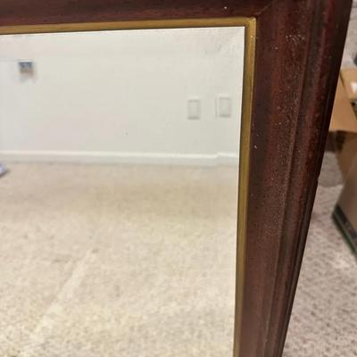 Wooden Framed Wall Mirror