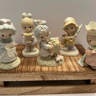 Hand Painted Precious Moments Lot Of 5