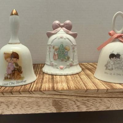 Precious Moments Lot Of 3 Bells