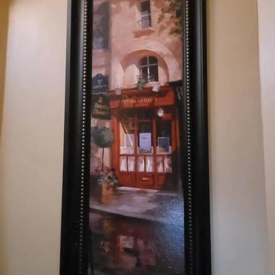 Framed Art Bistro Panel