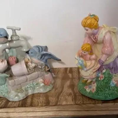 Lot Of Two Music Boxes Mother Daughter Yamaha Bluebirds