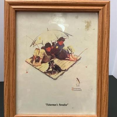 Norman Rockwell Framed Print