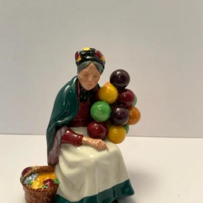 Royal Dalton Figurine Titled The Old Balloon Seller
