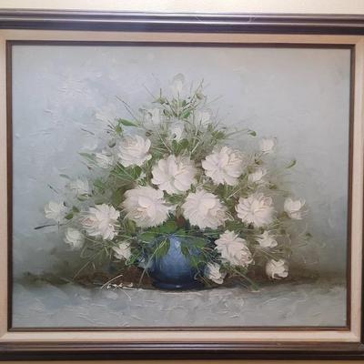 Framed Art Floral Print