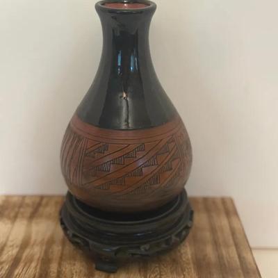 Southwestern Navajo Pottery Style Vase 2003