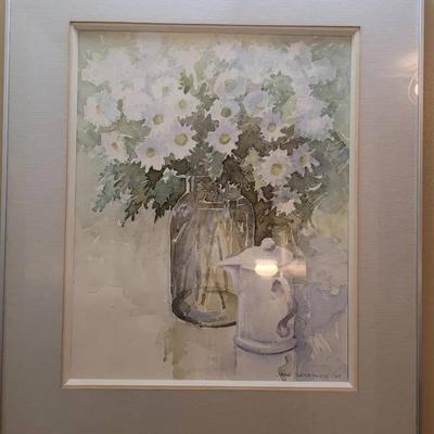Floral Daisy Framed Print by Jan Berends