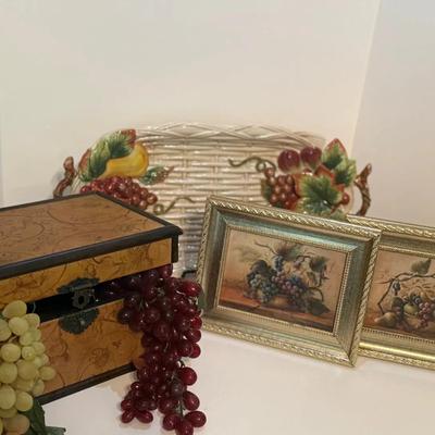 Mixed Lot Of Fruit Theme Fitz And Floyd