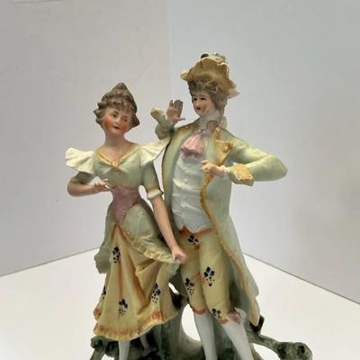 Antique Victorian German Bisque Couple