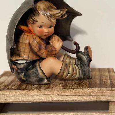 Hummel Goebel Umbrella Boy Large Figurine Germany 