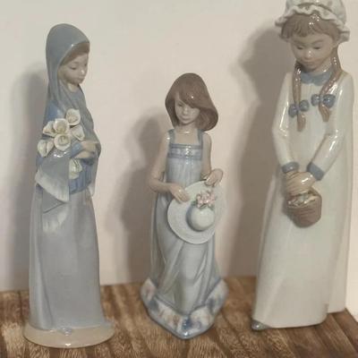 Lladro Lot Of Three Figurines