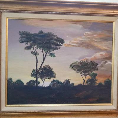 Gold Framed Landscape Painting