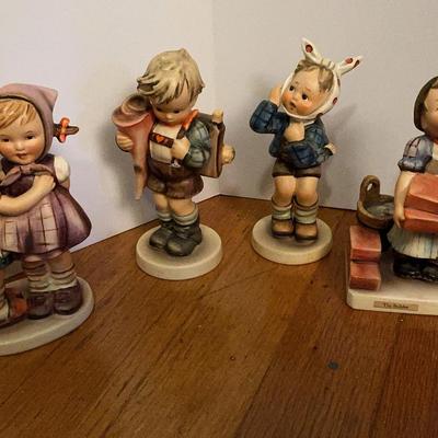 Lot Of Four Goebel Hummel Mix Figurines Germany
