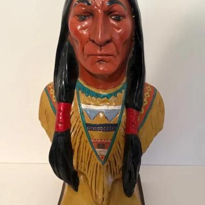 Vintage Cornwell 1983 Native American Indian Chief Bust