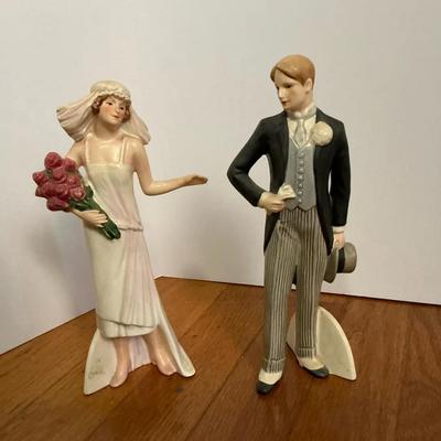 Goebel Hummel Bride & Groom Treasured Day and Waiting for His Love