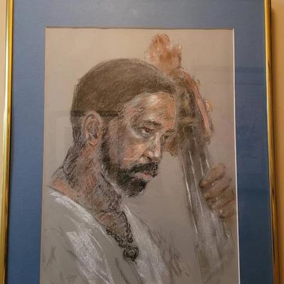 Framed Painting Musician