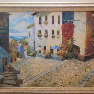 Framed Art European Landscape