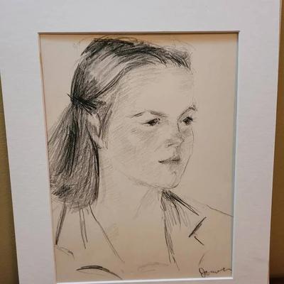 Original Charcoal Art Sketch