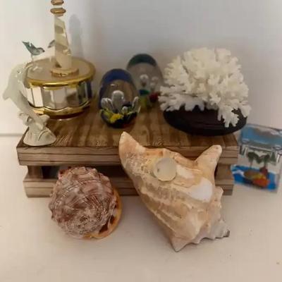 Sea, Dolphin, Beach Mixed Decor Lot