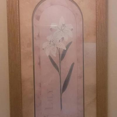 Lily Framed Art
