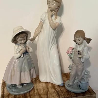 Lladro Lot Of 3 Figurines