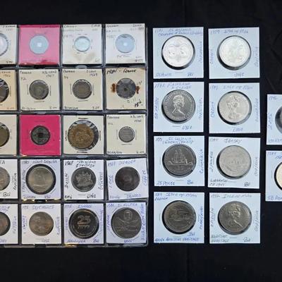 30 Foreign Coins