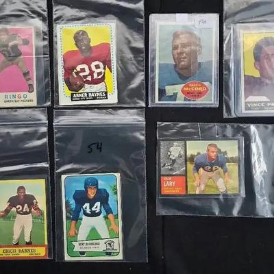 1954-1964 Bowman & Topps Football Cards