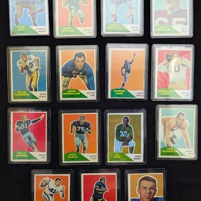 15 1960 Fleer Football Cards