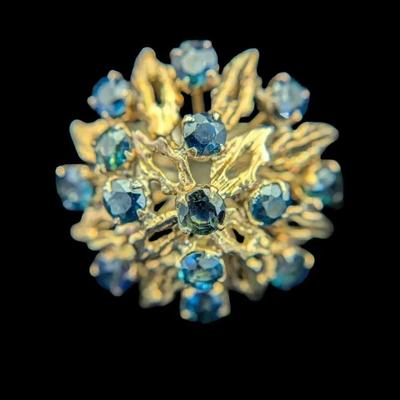 14K Yellow Gold Sapphire Ring, NAGL #1224533