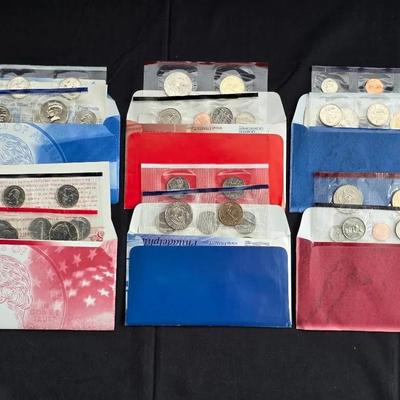 1999, 2000, 2001, US Mint P&D Sets, All Original Mint Issued