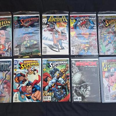 Group of 10 Comics, DC & Marvel