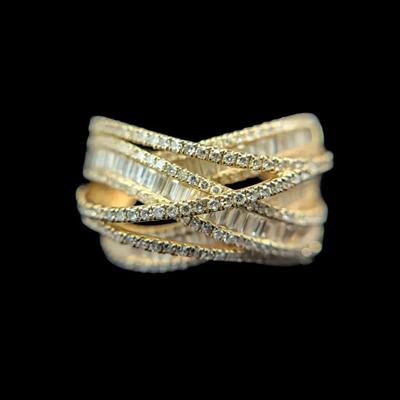14K Yellow Gold Diamond Ring, NAGL #1224534