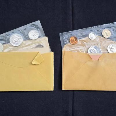 1961 & 1962 Silver Proof Sets, Original Mint Packaging