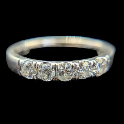 14K White Gold Diamond Ring, NAGL #1224530