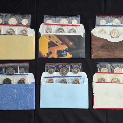 1987-1995 US Mint P&D Sets, All Original Mint Issued